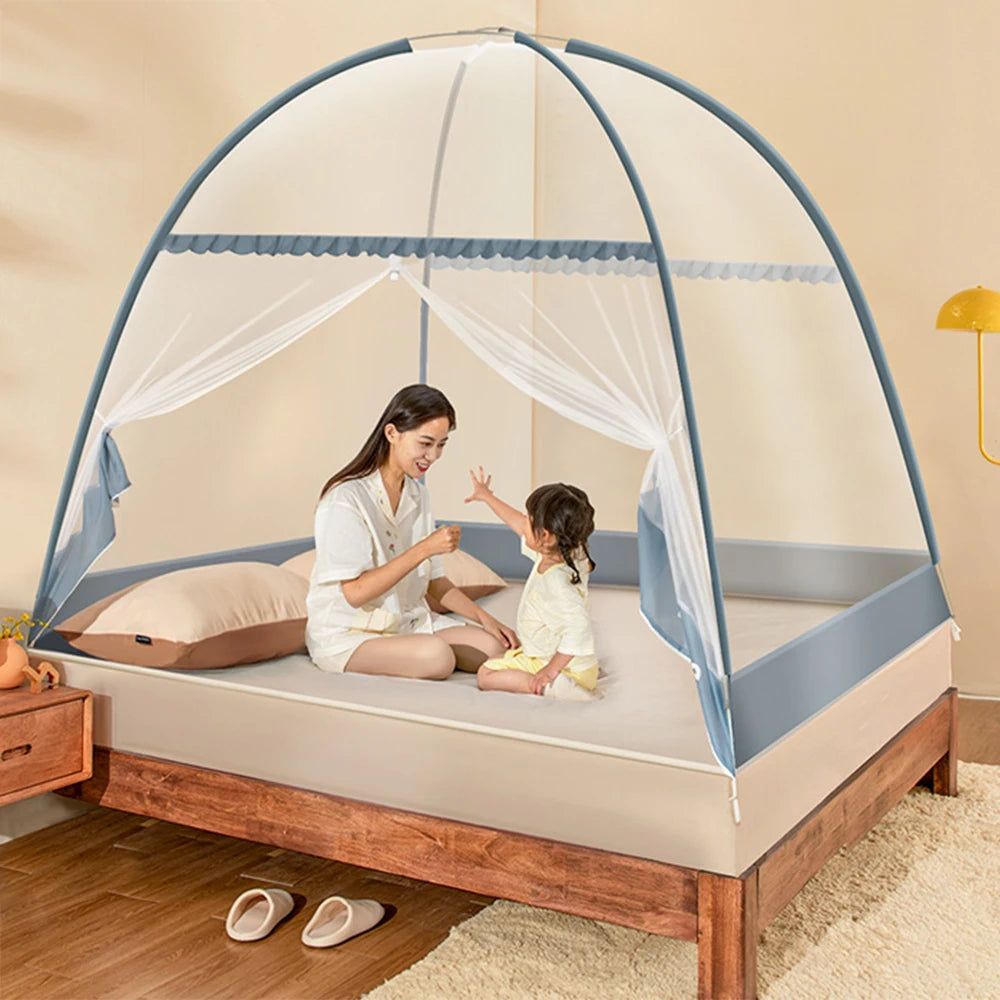 YanYangTian Mongolian Yurt Mosquito Net Bed tent Summer Bed Canopy Camping Cool camping gear Baby bed curtains Princess bed Leedoar