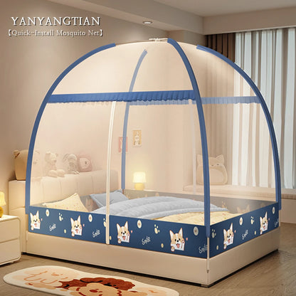 YanYangTian Mongolian Yurt Mosquito Net Bed tent Summer Bed Canopy Camping Cool camping gear Baby bed curtains Princess bed Leedoar