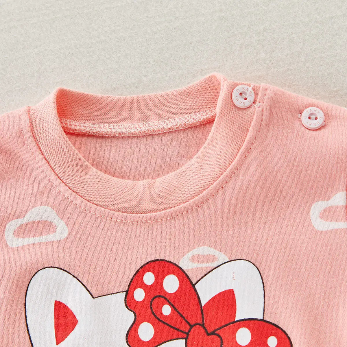 hibobi 2-piece Children's Clothing Children's Underwear Set Baby Girl's Autumn Clothes Long Pants Pajamas Home Clothes Leedoar