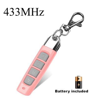 kebidu 433MHZ Copy Remote Control Auto 4 Channe Code Garage Gate Door Opener Remote Control Duplicator Cloning Code Car Key Leedoar