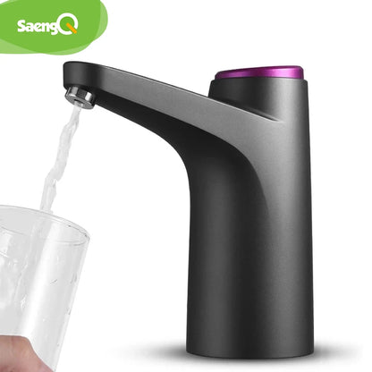 saengQ Dispensador de água elétrico automático para uso doméstico, interruptor para garrafa de água de galão, bomba de água inteligente, aparelhos de tratamento de água 